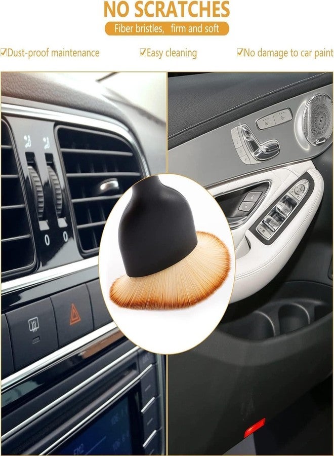 TNEMEC Car Interior Cleaning Mini Brush - Small AC Vent Cleaner Scratch Free Duster for Cleaning, PC, Laptop, Keyboard Mini Dust Cover Tool Cover, Brush, Brushes, Auto Soft Bristles Dusting Car, Home - Image 5